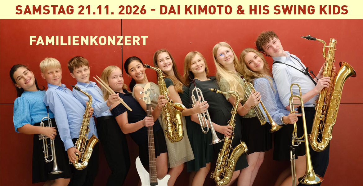 Tickets DAI KIMOTO & HIS SWING KIDS | Familienkonzert,  in Konstanz