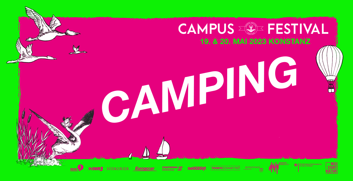 Tickets Campingplatz (Campus Festival), 19. & 20. Mai 2023 - Bodenseestadion  in Konstanz