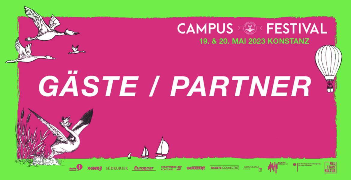 Campus Festival Open Air Konstanz Gäste / PartnerTickets • 19.05.2023 • Bodenseestadion