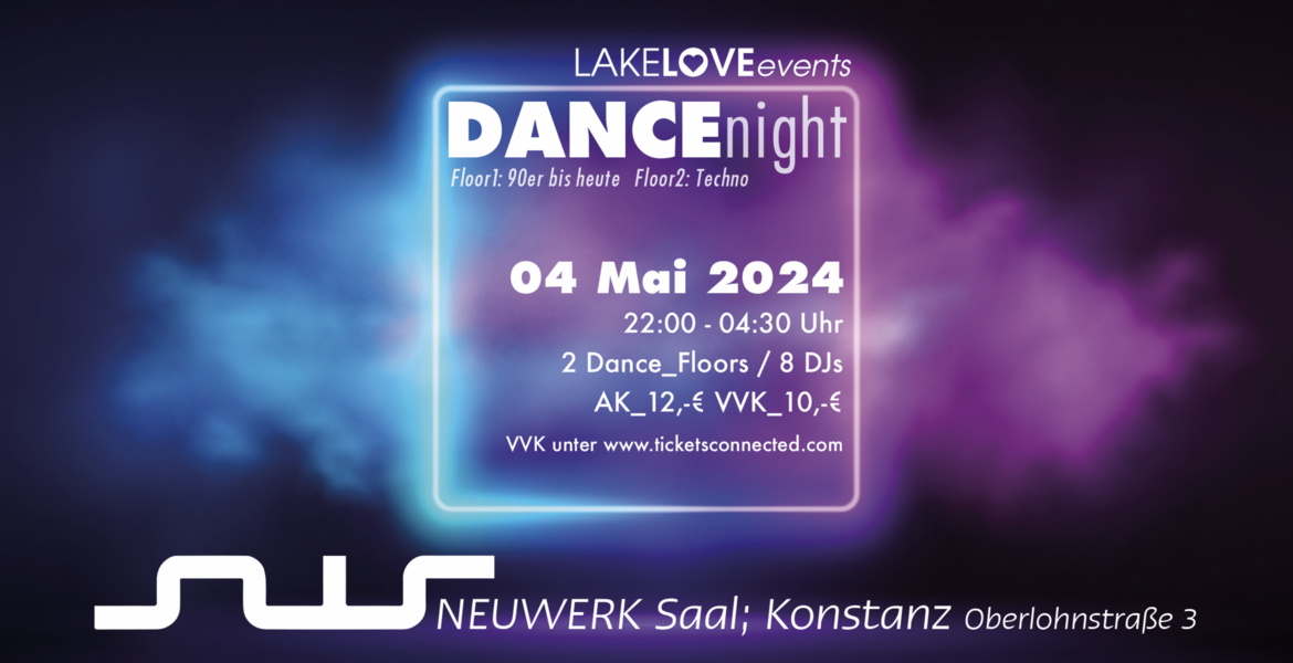 Tickets DANCEnight | 90er bis heute,  in  Konstanz
