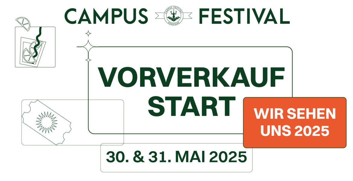 Tickets Campus Festival, 30. & 31. Mai 2025 - Bodenseestadion  in Konstanz