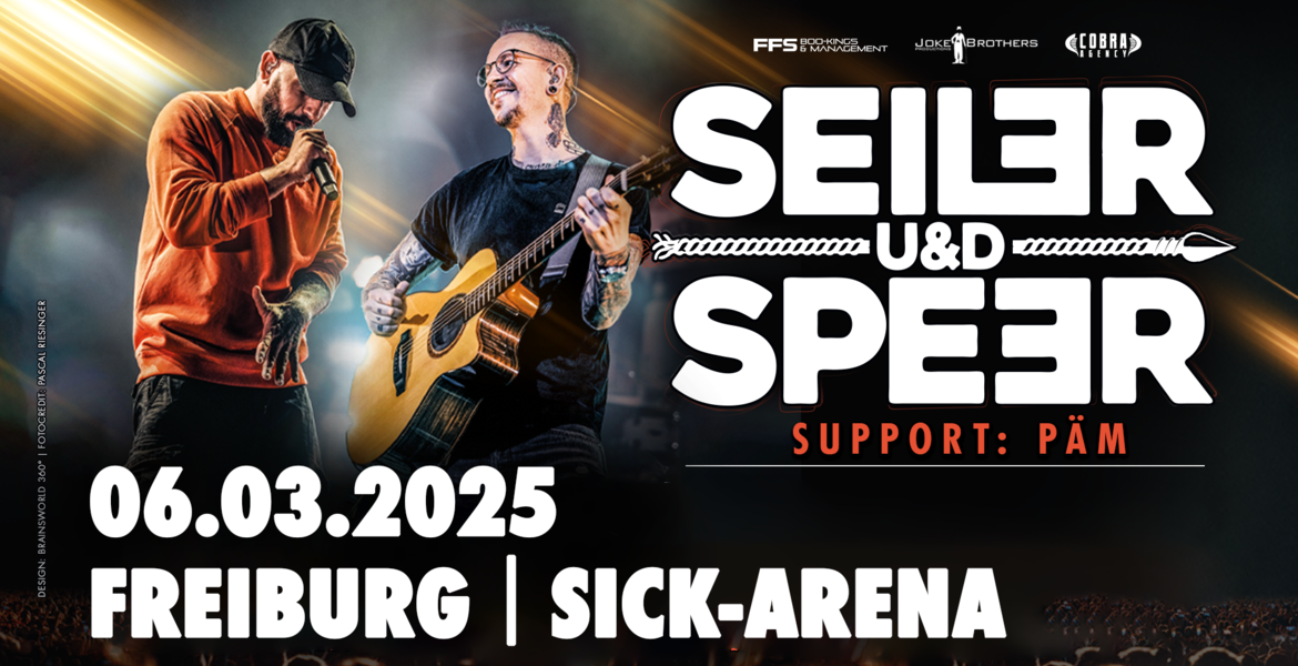 Tickets Seiler und Speer Tour 2025,  in Freiburg im Breisgau