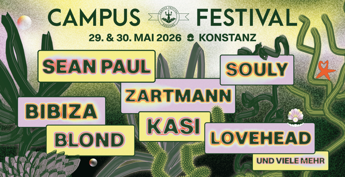 Tickets Campus Festival, 29. & 30. Mai 2026 - Bodenseestadion  in Konstanz