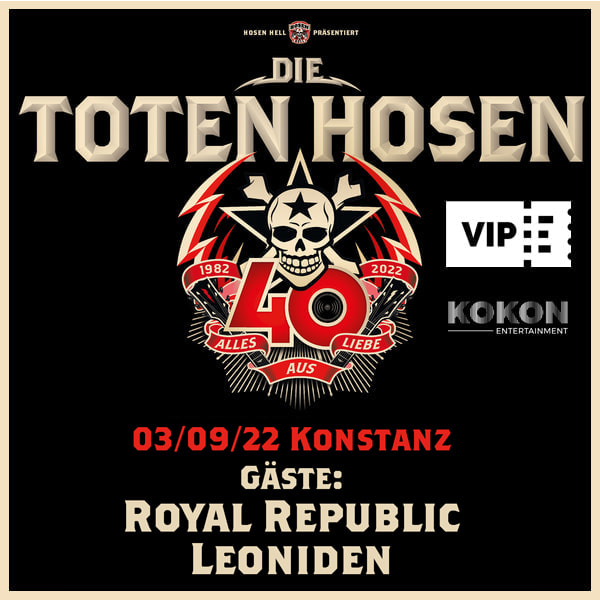 die toten hosen tour 2022 tickets preise